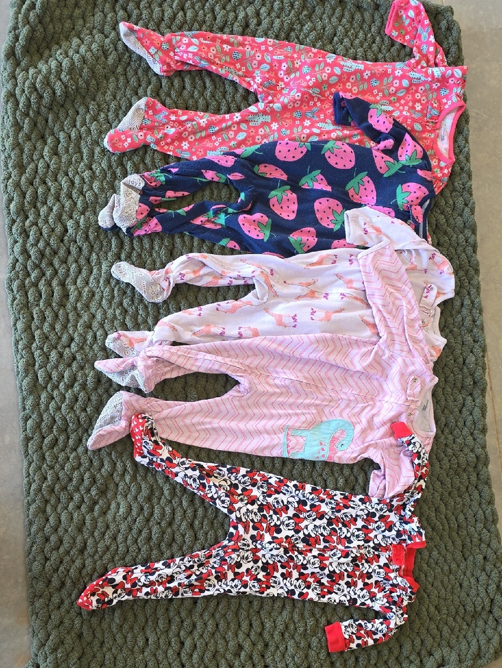 12-18 Months Pajama Lot Of 5